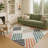 Machine Washable Indoor/Outdoor Adalaide ACN2339 Geometric Rug-1791530029