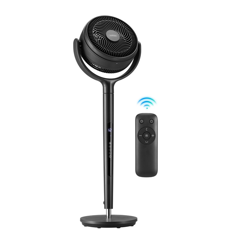 Vonhaus Pedestal Fan, Standing Air Circulator With 12 Speeds