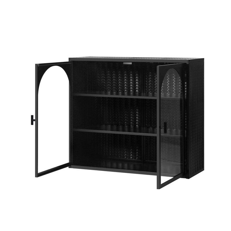 Armoire murale moderne, Noir