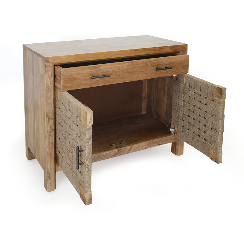 Solid Wood Accent Cabinet