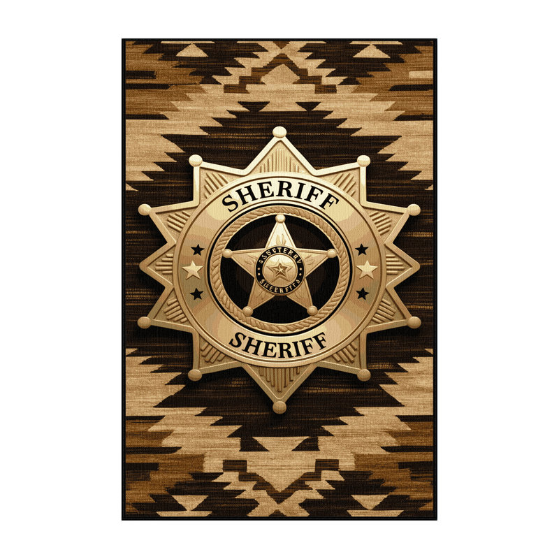 Tapis de style ginast, Rectangle 7 pi x 9 pi