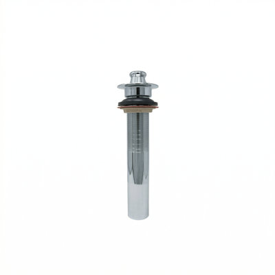 Lavatory Drain Assembly with Easy Lift Stopper and Overflow Holes by Strom Living
