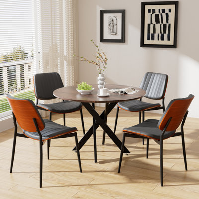 Round Wooden Dining Table Sets