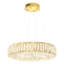 Luminaire lustre moderne en cristal 24 pouces à DEL