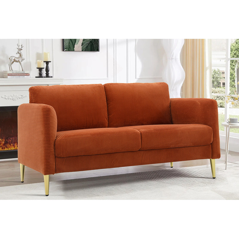 Causeuse 60,63 po, Orange