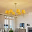 Luminaire suspendu en fer 8 rotin