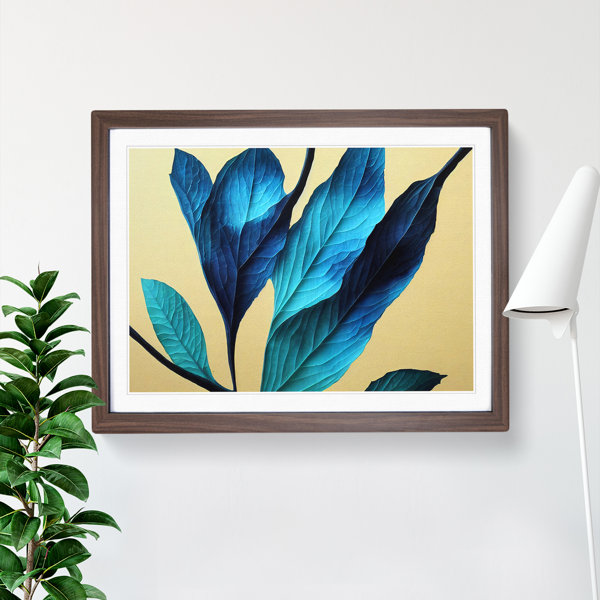 17 Stories Brave Leaf - Single Picture Frame Painting | Wayfair.co.uk