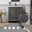 30" Single Sink Bathroom Vanity Base Only, Painted Surface, Soft-Close Doors-116272811