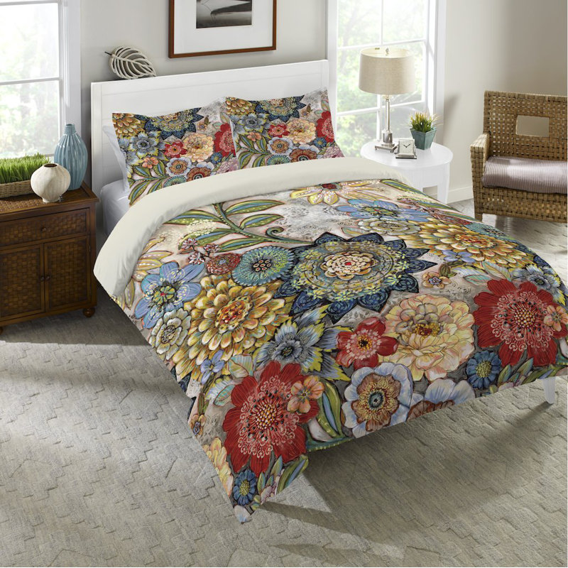 Boho Bouquet Comforter, Queen
