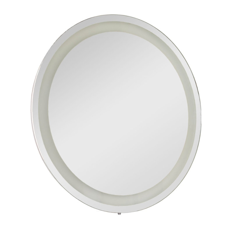 Marharita Composite Round Mirror, 24'' H x 24'' W