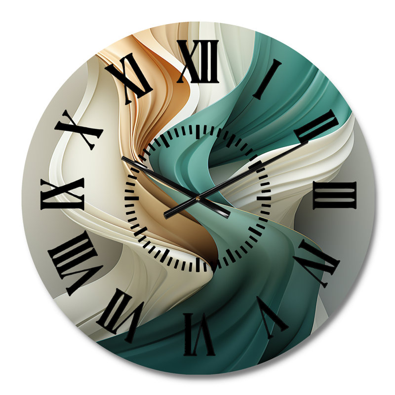 Horloge murale Teal, Médium