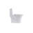 1/1.60 Toilet, Glossy White. Water Saving Bathroom Facility. Comfort Height. Seat. Elongated Bowl, 1000 Gram Flushing Score. Compliant Gloss Toilet For Bathroom. Soft Closing