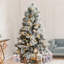 Arbre de Noël artificiel enneigé avec support en métal Snow Snow