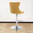 360°Swivel Bar Stools with Sliver Base-245266683