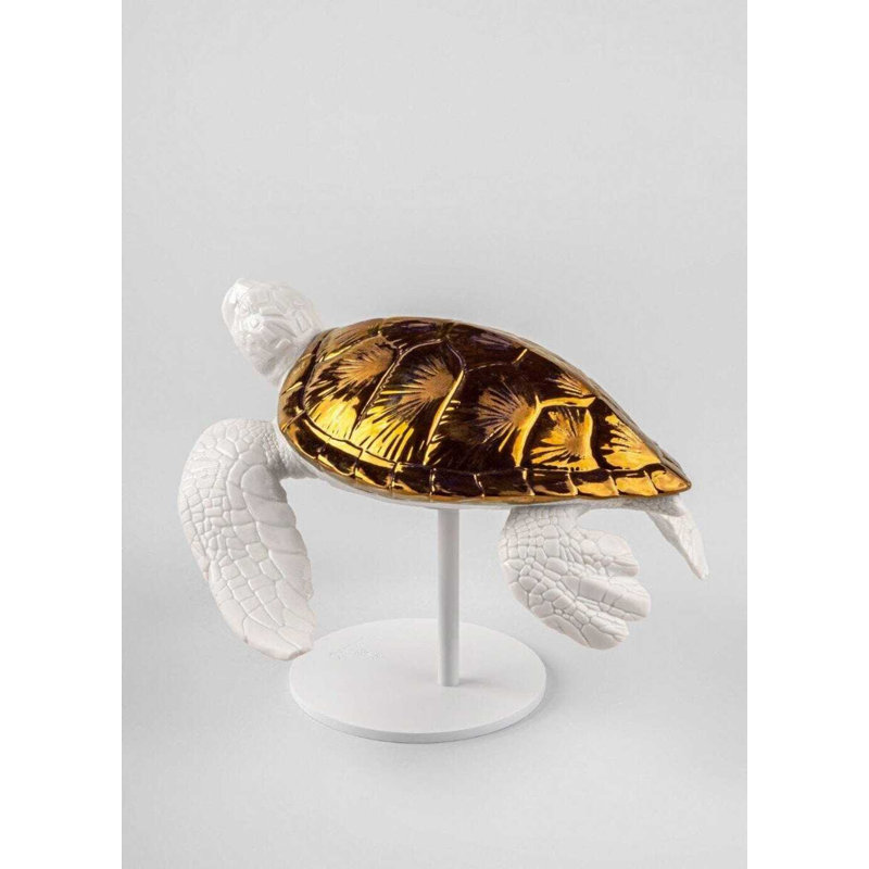 Sea Turtles Couple, 7.87" H x 9.45" W x 9.06" D, 1
