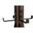 Reclaimed Wood And Metal Freestanding Coat Rack With Hooks Use In Bedroom, Living Room