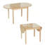 Table extensible avec abattant