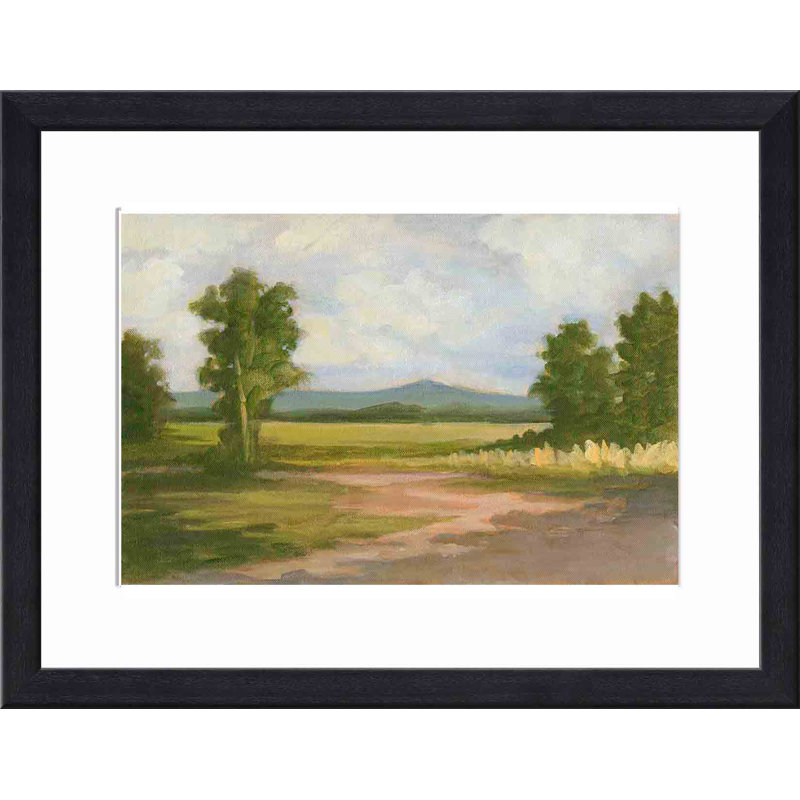 «Spring Light III» par Ethan Harper - peinture encadrée, H 48 po x l 32 po, Noir