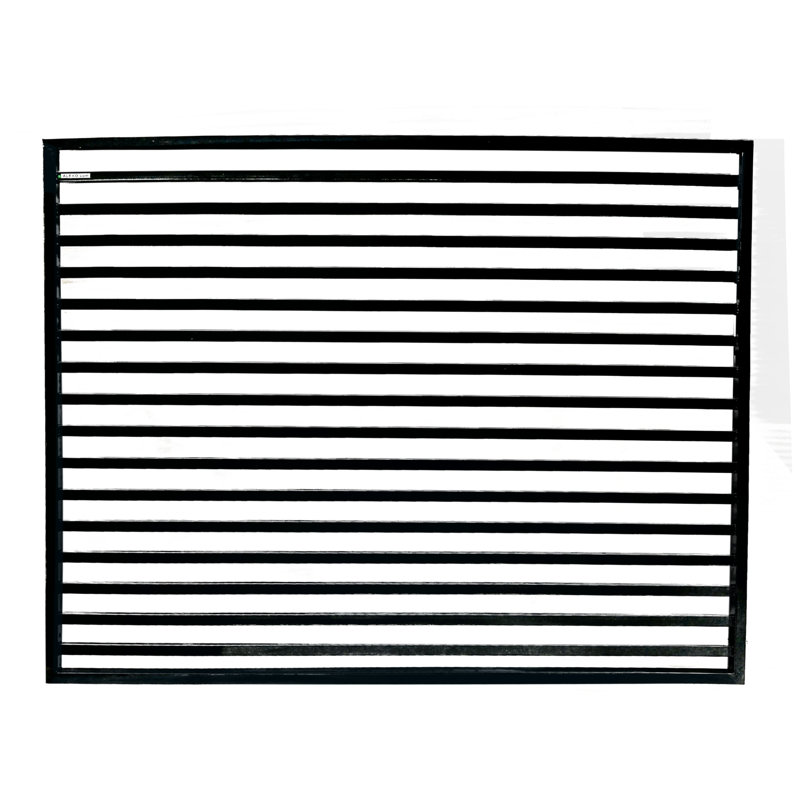 Milan Style Black Steel Dual Swing Driveway Gate with Opener