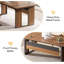 Bureau de direction en L de 63 po avec classeur de 47 po (chaise non incluse)