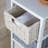 Orford Fully Assembled 3 Woven Drawer Chest Storage Unit - White