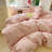 Cute Bowknot Plaid Comforter Set Bowknot Polka Dot On White Abstract Striped Comforter Set For Kids Girls Woman-122269001-116150738