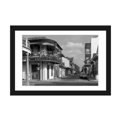 1960s Street Scene French Quarter New Orleans Louisiana the USA par Vintage Images - reproduction de photo sur toile tendue