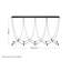 Demars 140cm Glass Top Console Table