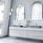 Basilica Gothic 23" L x 14" W x 4" H Gray Handmade Rectangular Vessel Bathroom Sink