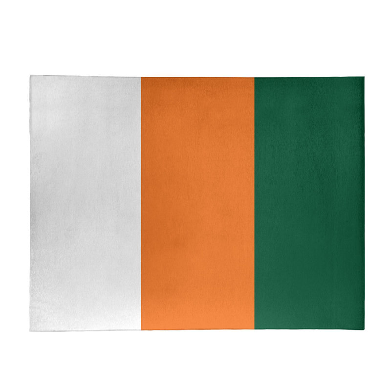 Tapis orange/vert, Rectangle 2 pi x 3 pi