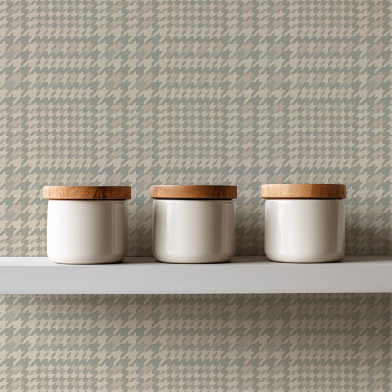 Houndstooth Glen, Antique Glaze, Peel & Stick