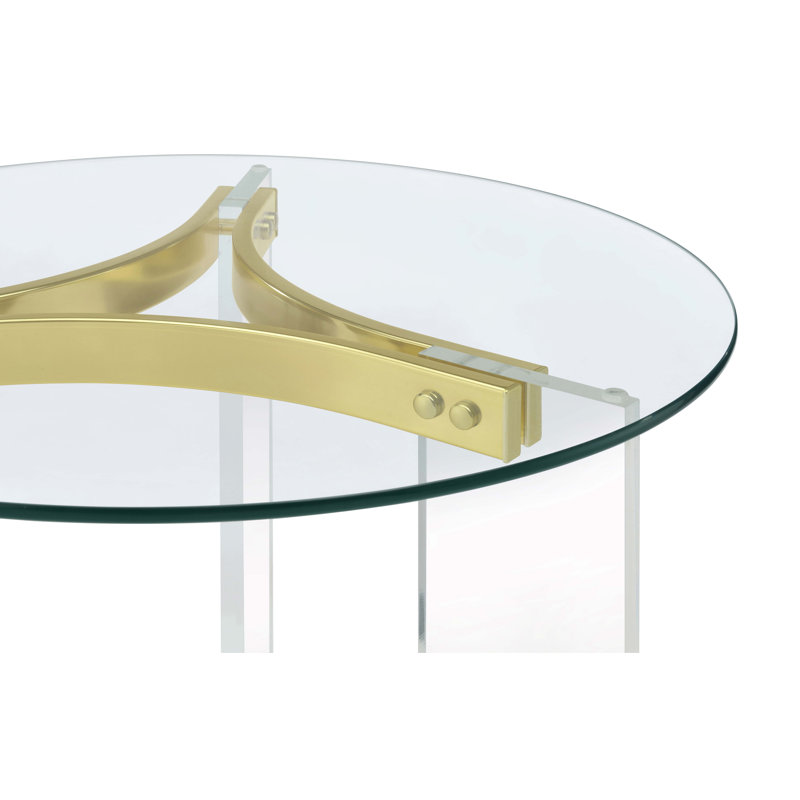 Table de bout en verre Bagnell