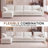 5 - Piece Teddy Modular Sectional Sofa Cloud Couch with Ottoman and 2 Storage Side Table-793588775-798281545