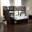 Lit superposé avec lit gigogne en bois massif Jaxson Kids-204376646-174643748