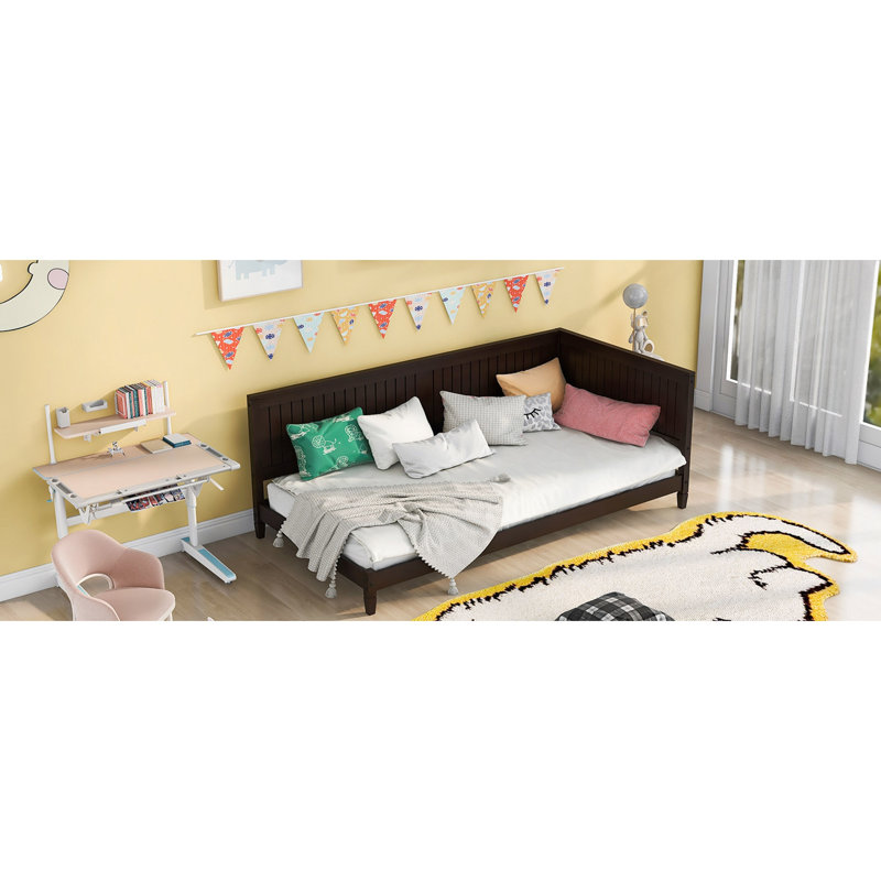 Wood Daybed/Sofa Bed, Twin, Espresso