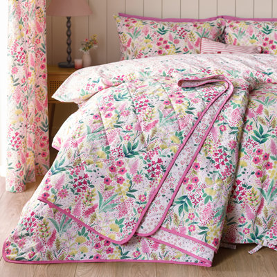 Tilly Floral Fully Reversible Bedspread