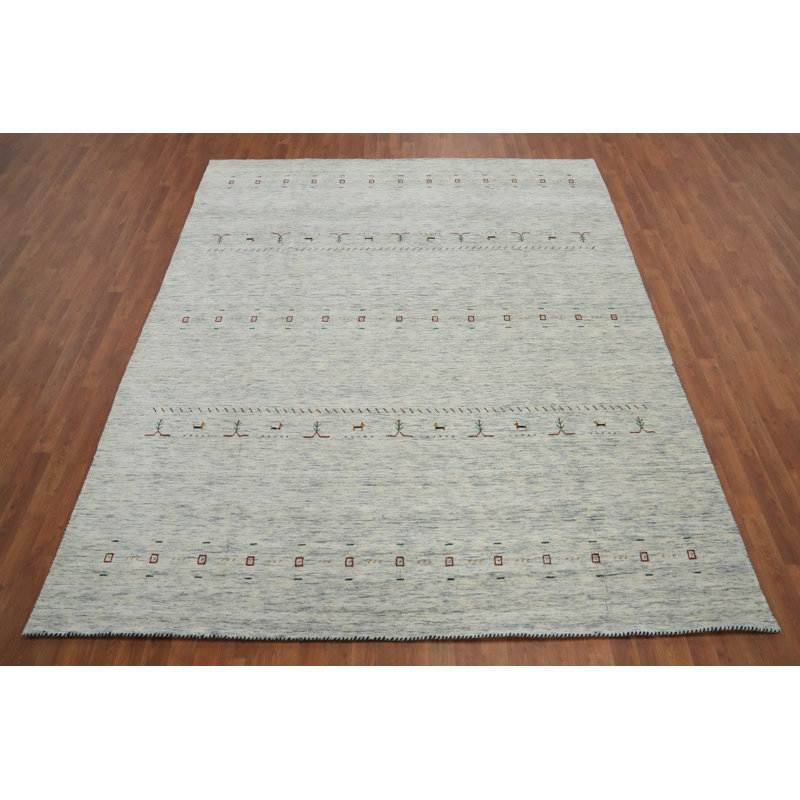 Tribal Gabbeh Style Handmade Area Rug 8x10