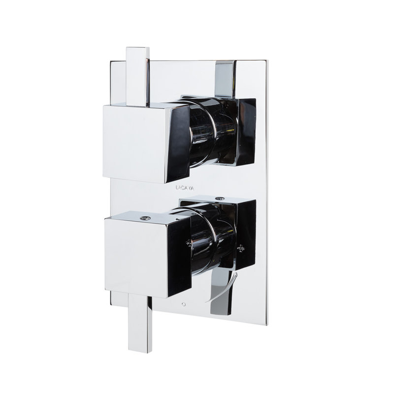 Kubista 2-Way Diverter Built In Progressive Pressure Balancing Mixer, Chrome