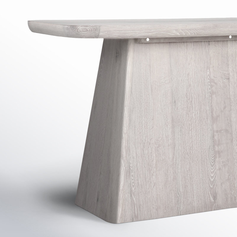 72'' W Console Table, White Wash