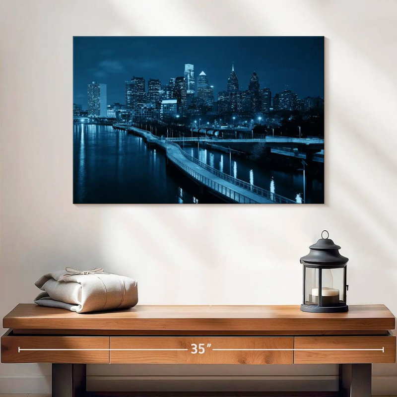 Horizon urbain de Sireci, Philadelphie, H 16 po x l 24 po
