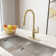 CASAINC Single-Handle Pull-Down Kitchen Faucet Single Hole Faucet