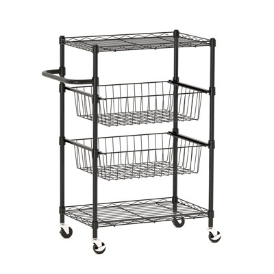 64.5cm W Metal Storage Rack