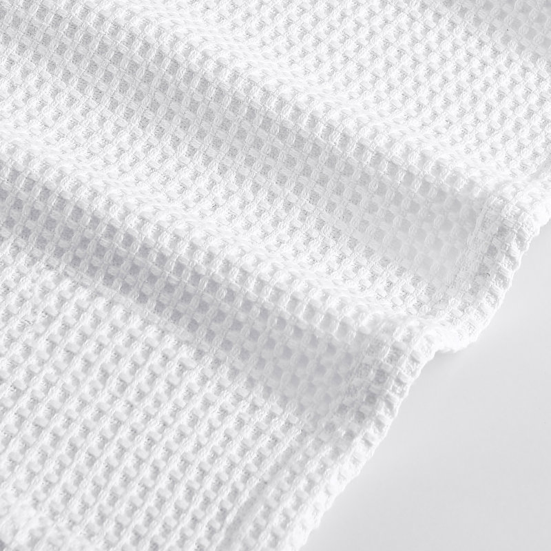 Couverture en coton Vera Wang, Blanc, Très grand lit