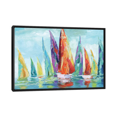 Reproduction d’art sur toile Fine Day Sailing I par Nan
