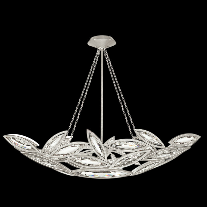 Marquise 7 - Light Pendant, Platinized Silver