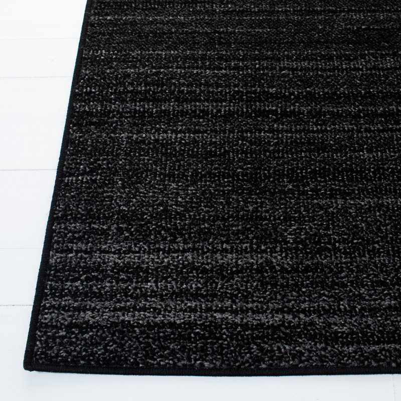 Tapis noir / ivoire Sarang, Rectangle 5 pi 1 po x 7 pi 6 po