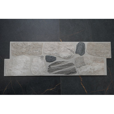 6" x 24" Square Porcelain Stacked Stone Wall & Floor Use Tile