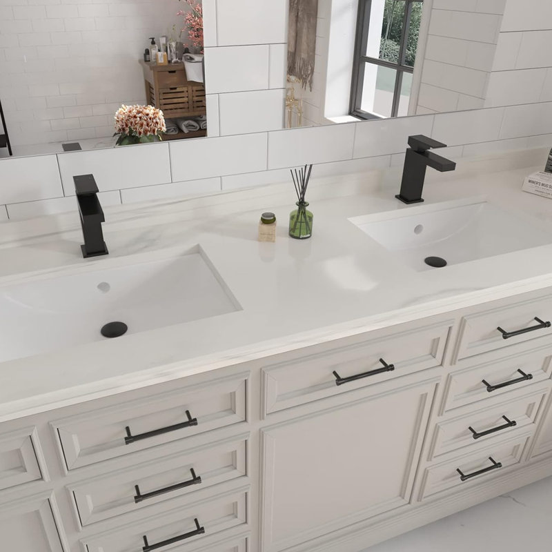 Robinet de lavabo de salle de bain à poignée simple noir mat, fabrication en laiton massif, corrosion, fonction d'économie d'eau, robinet de jet d'aération sans éclaboussure avec bonde escamotable, matériau, économie d'eau,