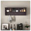 Portemanteau mural espresso avec 4 crochets doubles-1836185373