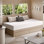 Matelas en mousse à mémoire de forme moderne avec parfum de thé vert